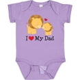 thumbnail image 3 of Inktastic I Heart My Dad Lion and Cub Boys or Girls Baby Bodysuit, 3 of 5