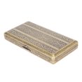 thumbnail image 1 of Double Sided Spring Clip Open Brass, Vintage Bronze Metal  Box Double Sided Spring Clip  Case  Pocket Holder For 20, 1 of 8