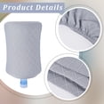 thumbnail image 5 of Water Dispenser Barrel Dust Cover Protector Gray Fabric Cloth Dust Proof Reusable Stretchy Cooler 5 Gallons Bucket Decoration Jug Protector Covers, 5 of 6