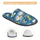 thumbnail image 3 of Fotbe Dinosaur on the Beach Vacation Pantuflas Peludas para Mujer con Estampado, Zapatillas de Peluche, Zapatos de Invierno para Casa, Uso Interior y Exterior-Medium, 3 of 8