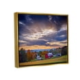 thumbnail image 3 of Stupell Rural Farm Pasture Sun Rays Landscape Photography Gold Floater Framed Art Print Wall Art, 3 of 6