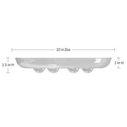 Mainstays 10 Round Clear Plastic Plant Saucer