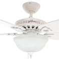 thumbnail image 2 of Hunter Astoria 52" Quiet Home Ceiling Fan with LED Light and Pull Chain, White, 2 of 2