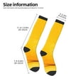 thumbnail image 2 of Gaeub Chaussettes Design Imprimé Citron Jaune Chaussettes Hautes Extensibles pour Hommes Femmes Adolescents, Chaussettes de Softball Soccer pour Randonnée, Sport, 2 of 6