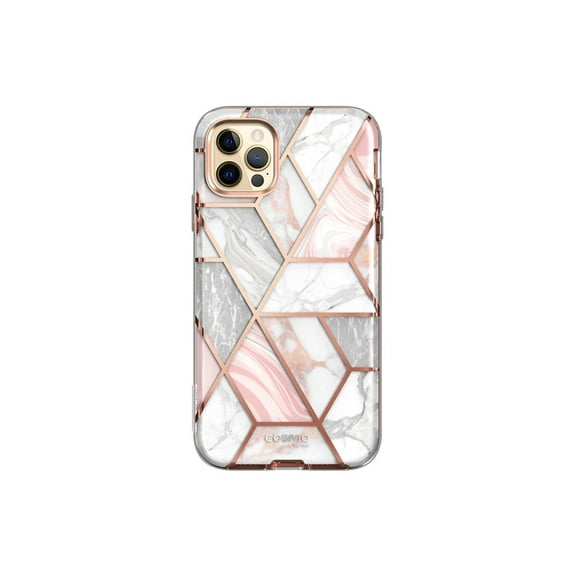 i-Blason Cosmo - Protective case for cell phone - polycarbonate, thermoplastic polyurethane (TPU) - marble pink - 6.7" - for Apple iPhone 14 Pro Max
