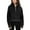 Black, variant on Nskgu Girls' Hoodies Sweatshirts Half Zipper Pullover Crop Tops for Teen Girls Long Sleeve Sweater Preppy Clothes for Girls Sweatshirts for Teens