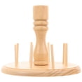 thumbnail image 3 of Shisuyan Wooden Spool Thread Holder Stand Wooden Thread Rack Tabletop Embroidery Thread Organizer, 3 of 8