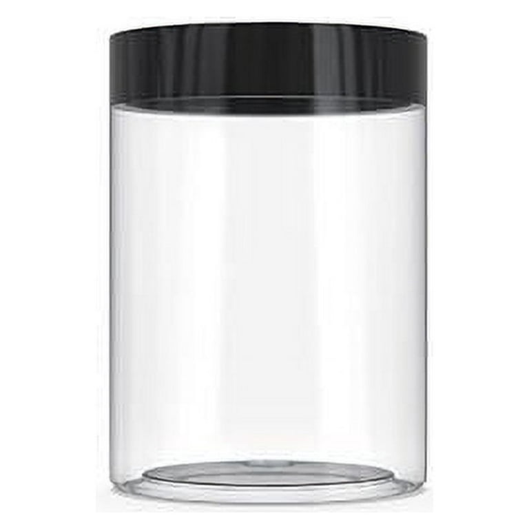 TANGLONG plastic jars with lids, 8 oz plastic containers with lids