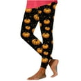 thumbnail image 2 of FDGIU Yoga Pants Stretch Pants Women's Halloween Printed Casual Hip Lifting Yoga Pants Leggings Tummy Control Trousers, 2 of 4