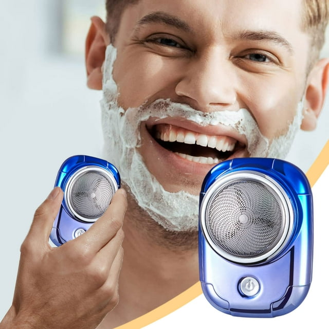 Rasoir Mini du Vendredi Fou pour Hommes / Rasoir de Voyage Rechargeable par USB / Rasoir Portable en Acier Inoxydable