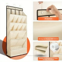 Door Shoe Rack,Over The Door Shoe Organizer, Hanging Shoe Organizer for Closet, Premium Clear Shoe Rack for Door, Shoes Hanger Organizers Storage Holder for Back of Door