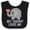 Black and White, variant on Inktastic My Nanny Loves Me Grandchild Boys or Girls Baby Bib