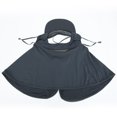 thumbnail image 2 of Ofertas Únicas Cubierta de Cuello de Diseño de Visera de Máscara Facial Completa de 11.81" Protección Solar UV Azul, 2 of 6