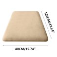 thumbnail image 6 of HBBKVI Soft Non-Slip Bathroom Rugs 16" × 47", Luxurious Non-Slip Solid Bath Mats for Bathroom Kitchen Floor, Absorbent Machine Washable Household Rugs Beige, 6 of 6