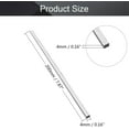 thumbnail image 2 of HUGFEGWE HSS Lathe Tool Bit 4mm x 4mm x 200mm Square Lathe Turning Tool Blanks High Speed Steel Rectangular Fly Cutter Mill Blank 1pcs CJB91-23168, 2 of 7