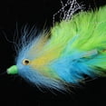 thumbnail image 3 of 7 "Pesca con Mosca Moscas de Agua Salada Streamer Steelhead Salmon Striper Lucio Trucha Simulación Moscas Verde Sunnimix Moscas de pesca con mosca, 3 of 8