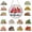 A, variant on 16PCS Interchangeable Welcome Sign for Front Door, Slot-In Seasonal Decor