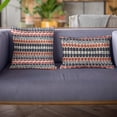 thumbnail image 3 of Plutus Brands Red, Blue Plutus Harmony Border Luxury Throw Pillow 20 in x 26in, Double Sided 20" x 26" Standard, 3 of 9