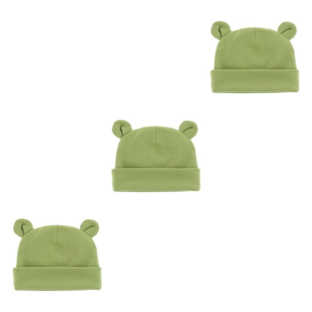 Sonducket Gorro de bebé cómodo, gorros elásticos multifuncionales para niñas y niños, accesorios para bebés, gorros para niños pequeños, verde Type1 NO1 Sonducket CBP379556