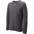 thumbnail image 2 of Evoshield Men's Long Sleeve Training T-Shirt Charcoal 2Xl, 2 of 4