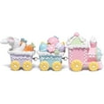 thumbnail image 4 of Hodao Easter Bunny Train Figurine Set (3-Piece) – Whimsical Indoor Home Decor Ornaments for Bedroom, Living Room Decorations & Festive Gift, 4 of 6