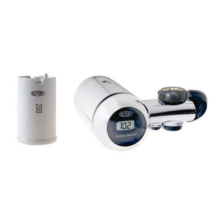 DuPont Electric Metered 200 Gallon Deluxe Faucet Mount Premium Water Filtration Filter