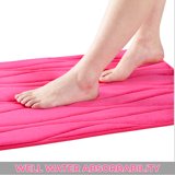 1 Piece Swirls Design Embossed Solid Color Memory Foam Soft Bathroom ...