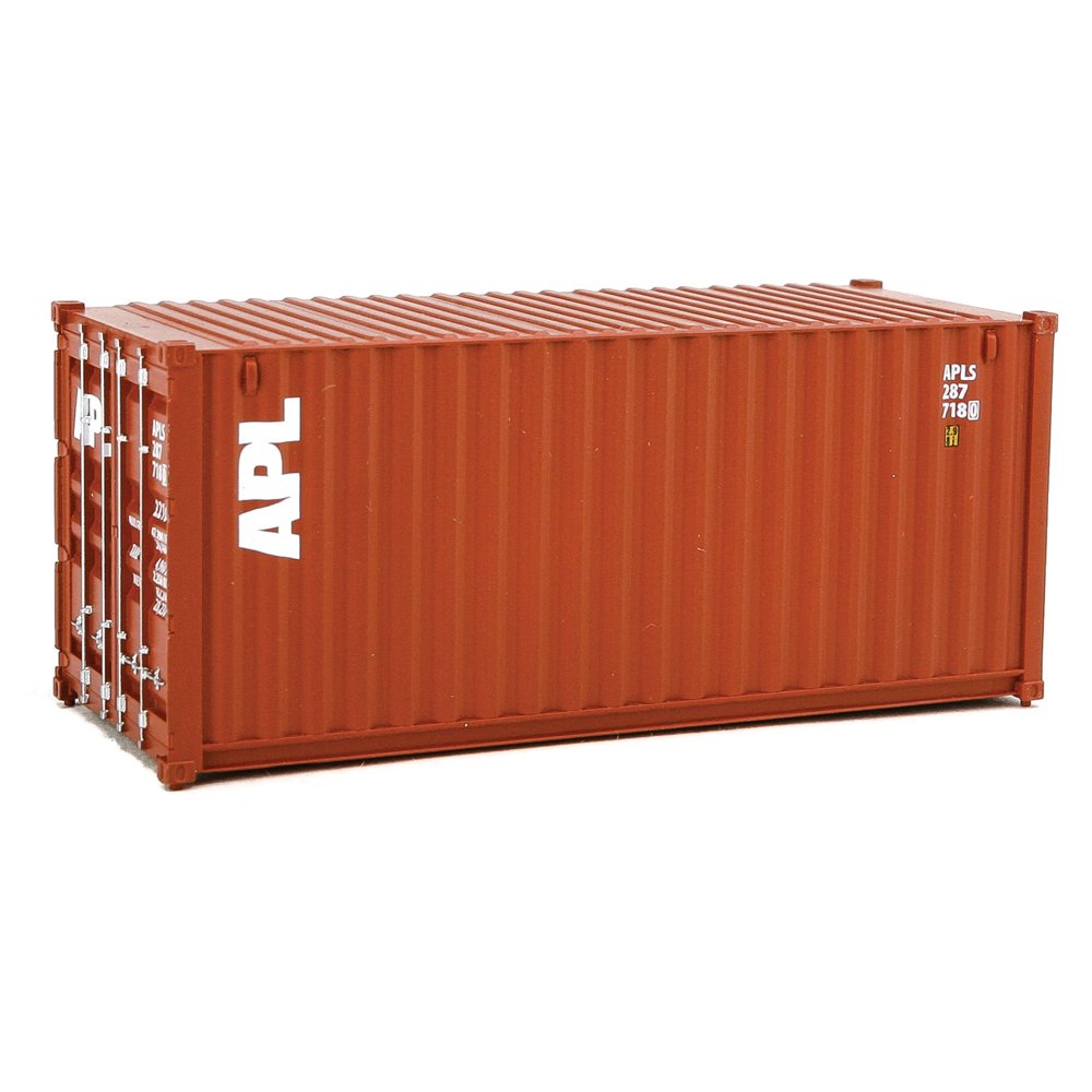 Walthers HO Scale 20' Corrugated Shipping Container American President