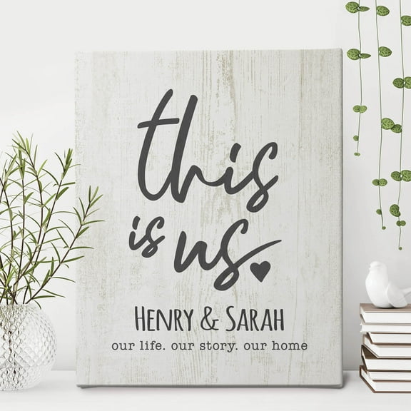 This Is Us Personalized 16x20 Canvas