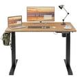 thumbnail image 2 of Sobaniilo 48" x 24" Height Adjustable Electric Standing Desk W/ Memory Controller W/ Splice Board (Maple Top + Black Frame), 2 of 7