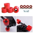 thumbnail image 3 of koolsoo Lot de 4 Roues de Patin à Roulettes, avec Roulements Installés Patin à Roulettes d'Extérieur Rouge, 3 of 9