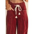 thumbnail image 5 of TinyCribz Women's Red Corduroy Wide Leg Pants, Casual High Waist Trousers XL, 5 of 12