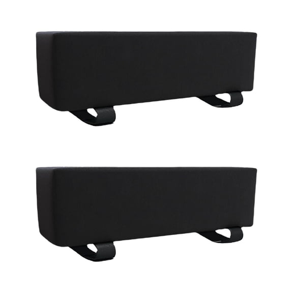 Chair Armrest Pad Memory Foam Thickened Chair Arm Rest Cover Chair Armrest Cushions Durable Portable Universal for Gaming Chair Home Office Black
