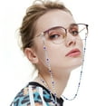thumbnail image 3 of Janrevotw 1 Pcs Colorful Rice Beads Eyeglasses Chain For Women Sunglasses Neck Strap Decorative Chain, Acrylic Eyeglasses Frame, 3 of 13