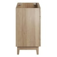 thumbnail image 3 of Vanity Cabinet (Sink not included), Brown Oak, Melamine Wood , Hotel Bedroom Bathroom, Modern Contemporary HB36079, 3 of 9