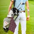 thumbnail image 5 of Kdxio Daisies Flowers Pattern Golf Towel (24" X 16") with Carabiner Clip - The Convenient Golf Cleaning Towel, 5 of 8