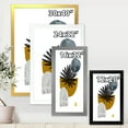 thumbnail image 4 of Designart 'Abstract Geometry Shapes and Tropical Palm Leaf I' Modern Framed Art Print, 4 of 4