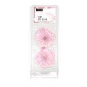 (6 Count) HALLU Fairy Flower Pink Bath Bomb, Island Hibiscus Scent
