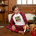 thumbnail image 4 of Odeerbi Matching Family Christmas Pajamas Sets Xmas Printed Warm Home Wear Set Parent-Child Jammies Two-piece Set Loungewear Sleepwear for Dad, 4 of 7