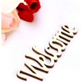 thumbnail image 2 of Word Welcome Cutout Unfinished Wood Welcome Sign Front Door Plaque Hanger Decor For Home Farmhouse, 2 of 8