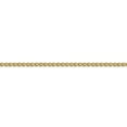 thumbnail image 2 of 18 Inches Long Wheat Chain Necklace for Men in Stainless Steel with Yellow Gold Ion Plating 3 mm Wide Lobster Claw by Metro Jewelry, 2 of 3