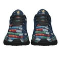 thumbnail image 5 of Read Book And Be Merry ChriStas Shoes Sneakers for Women Men Black Size 7.5, 5 of 7