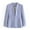 Blue, variant on Women's Shawl Collar Long Sleeve Jackets Business Cropped Blazer