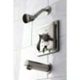thumbnail image 3 of Kingston Brass KB86580DFL Tub and Shower Faucet, Brushed Nickel, 3 of 5