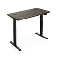 thumbnail image 3 of Hi5 Electric Height Adjustable Standing Desks with Rectangular Tabletop (63"x 27.50") for Home Office Workstation-(Walnut Color top/ Black frame), 3 of 9