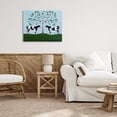 thumbnail image 2 of Stupell Industries Apple Tree Cows Symmetry Canvas Wall Art design by Susan Henke, 16 x 20, 2 of 7