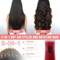 thumbnail image 6 of Auto Rotating Curling Hot Hair Brush for Dry and Wet Hair (Red), 6 of 8