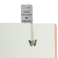 thumbnail image 3 of Unique Bargains Bookmark Butterfly Pendant Book Marks for Reading Retirement Gift for Women Silver Tone, 3 of 3