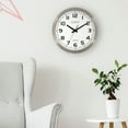 thumbnail image 6 of La Crosse Technology 16-Inch Stainless Steel Atomic Analog Wall Clock, WT-3161WH, 6 of 6