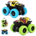 thumbnail image 1 of M SANMERSEN 2 Pack 360° Rotating Monster Truck Toys for 3-5 Year Old Boys and Girls - Toddler Car Toys Gifts, 1 of 5